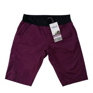 Rab Stretch Cotton Climbing Shorts - Berry, L
